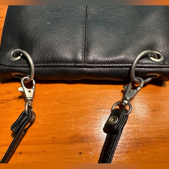 Soft Black Crossbody Bag - Picture 3 of 12